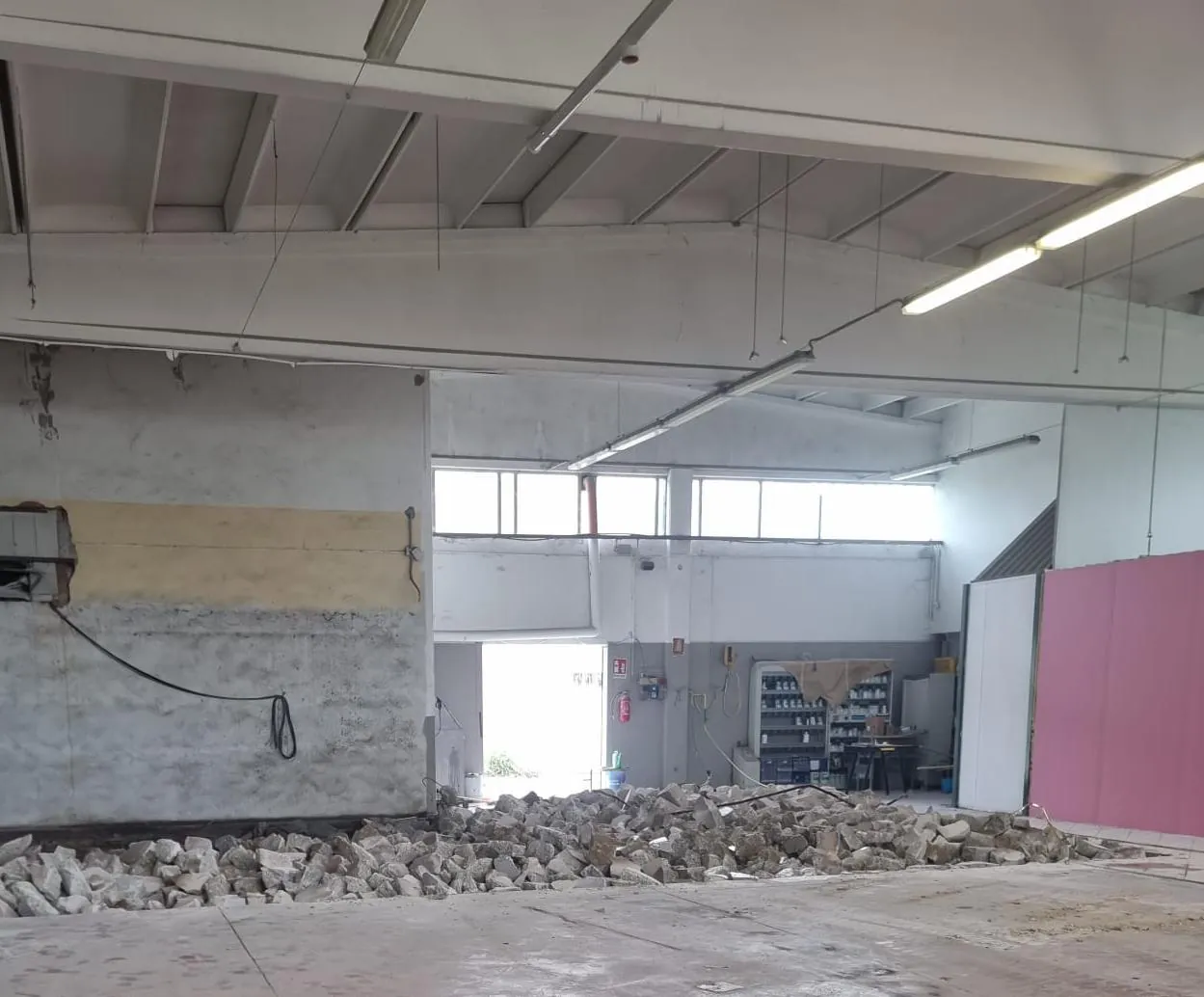 Lavori di rinnovamento della struttura di Mantova